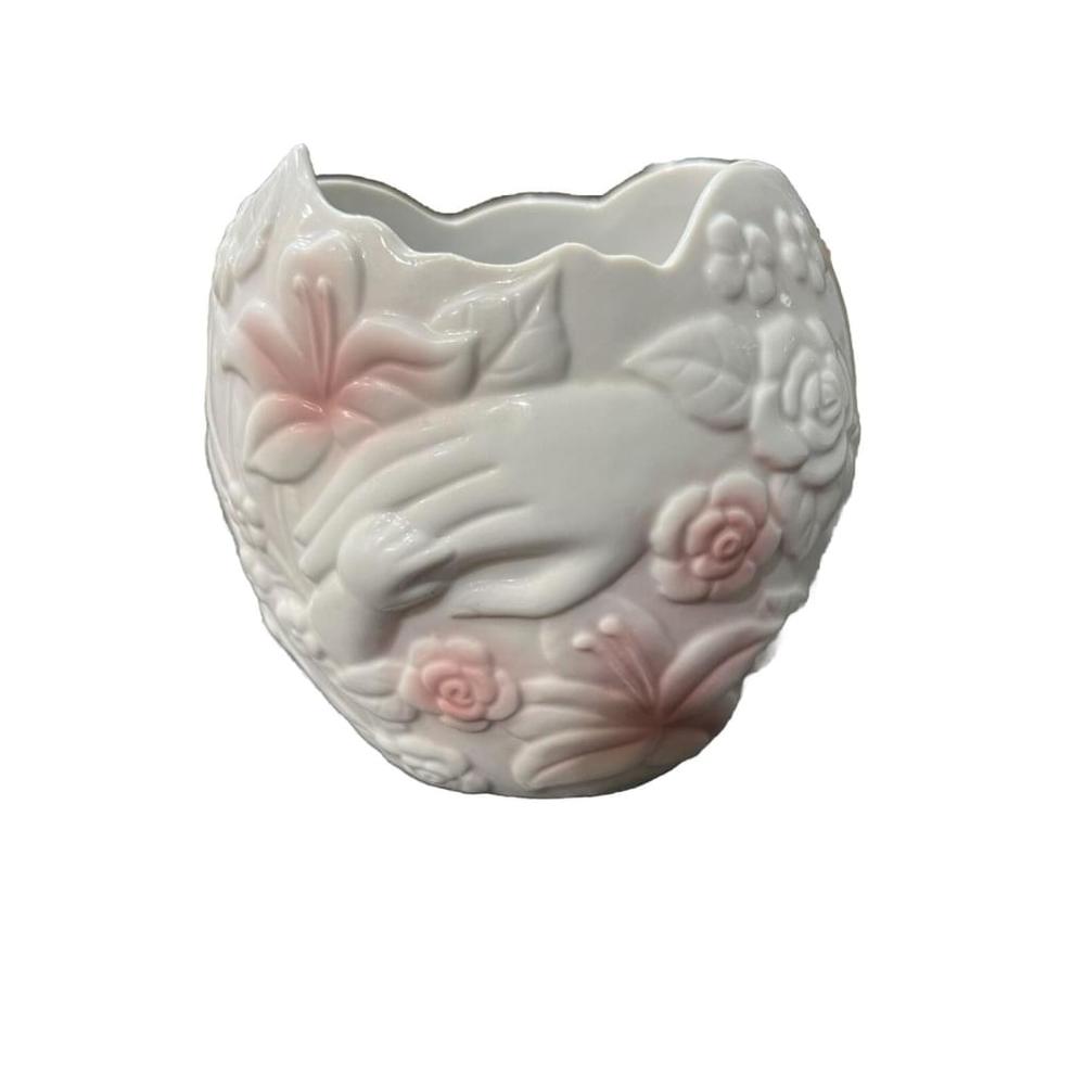 Vintage 1991 Mother And Baby Planter. Great Shower Gift For Mothers.